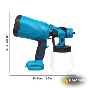 Pistola de Pintura Pulverização HVLP à Bateria 20V 1200ml com Carregador Bivolt - DKG21K3Y-S1 (cópia)