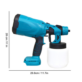 Pistola de Pintura Pulverização HVLP à Bateria 20V 1200ml com Carregador Bivolt - DKG21K3Y-S1