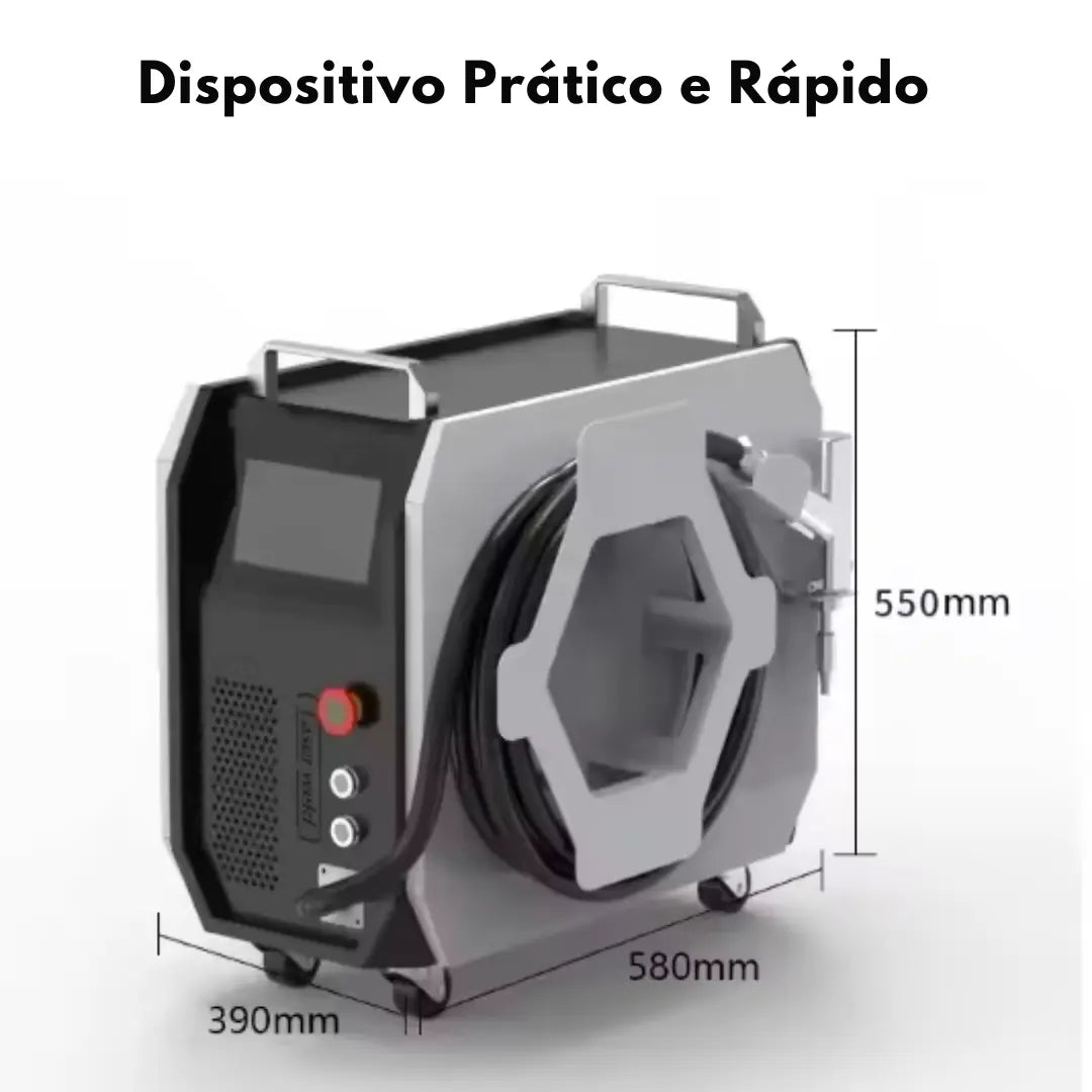 Máquina de Solda Laser Portátil Multiprocesso 150A Proteção Térmica