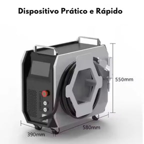 Máquina de Solda Laser Portátil Multiprocesso 150A Proteção Térmica