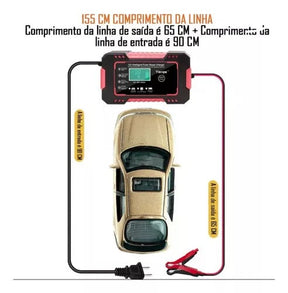 Carregador Bateria 12v Até 100 Amperes Carro Moto Caminhão