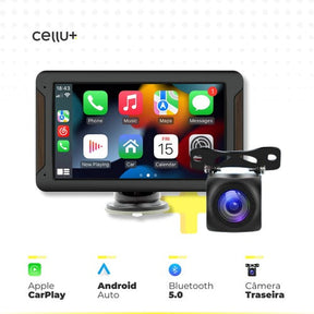 CarPlay® - Central Multimídia Portátil 7" Wireless Pro