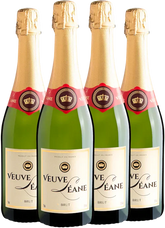 Kit 4 Veuve Léane Sparkling Brut por R$44,90 cada garrafa + Frete Grátis