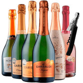 Kit 6 Espumantes Garibaldi Prosecco & Brut 750ml + Brinde