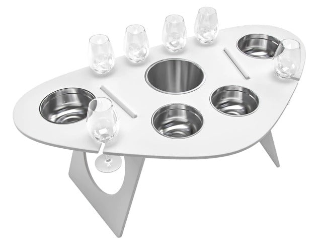 Mesa Portátil Gourmet ( todos os acessórios de inox como presente )