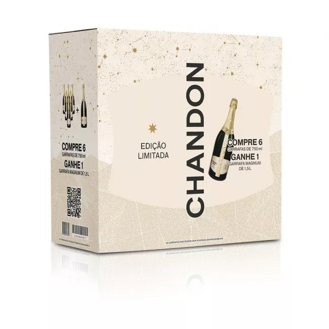 Espumante Chandon Réserve Brut - Pack 6+ 1 Chandon 1500 ml.