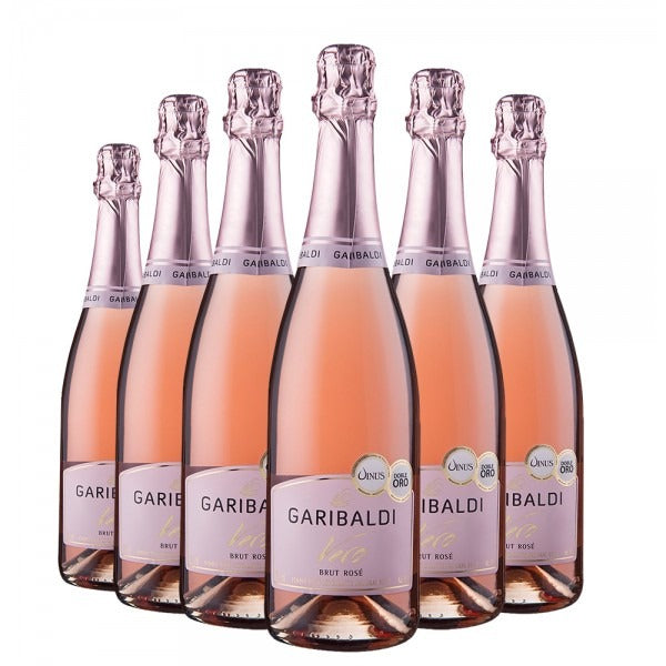 Pack Espumante Garibaldi Vero Brut Rosé 750ml