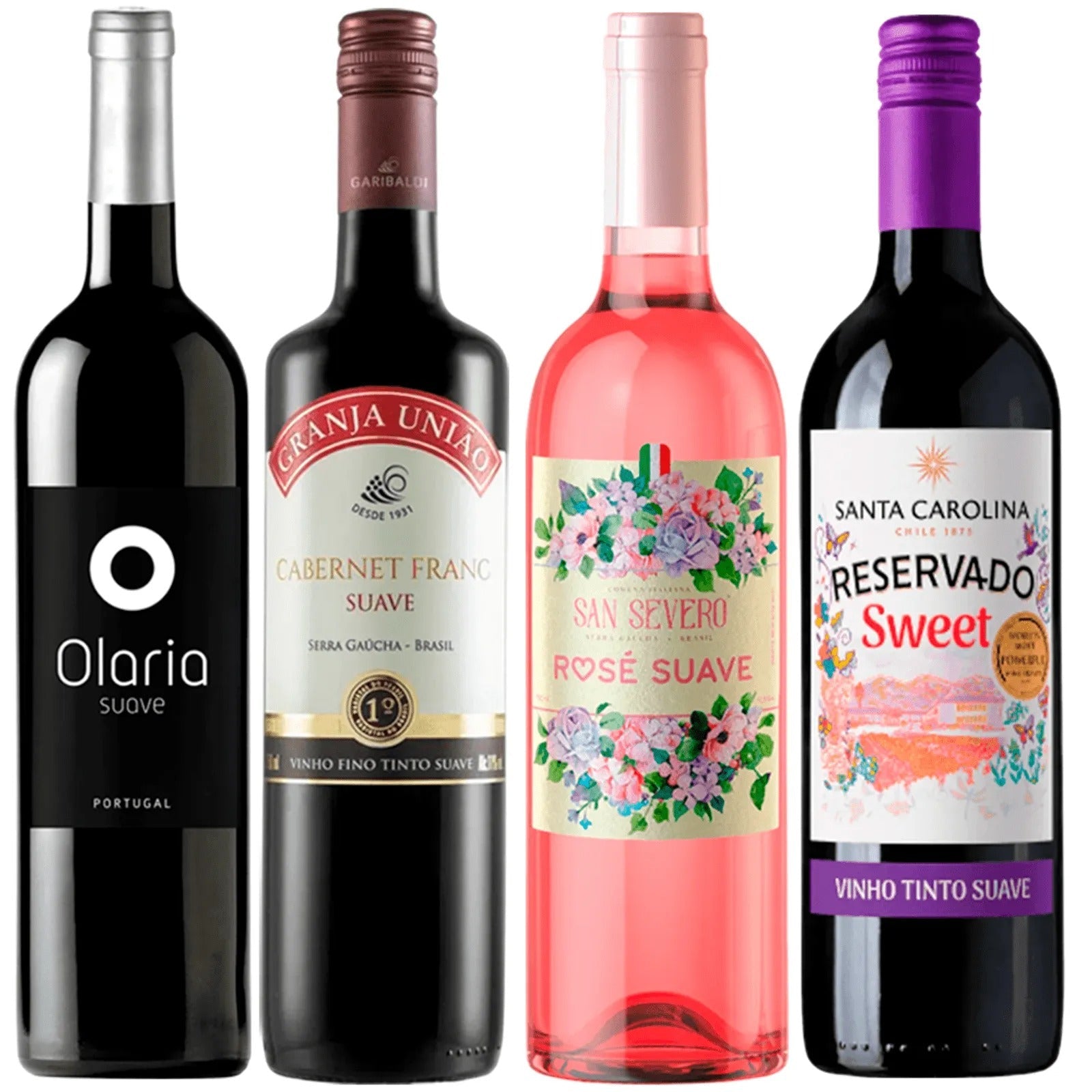 Kit Seleção 8 Vinhos Suaves